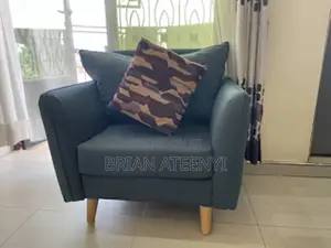 L-Shaped Sofa Set With Matching Armchair