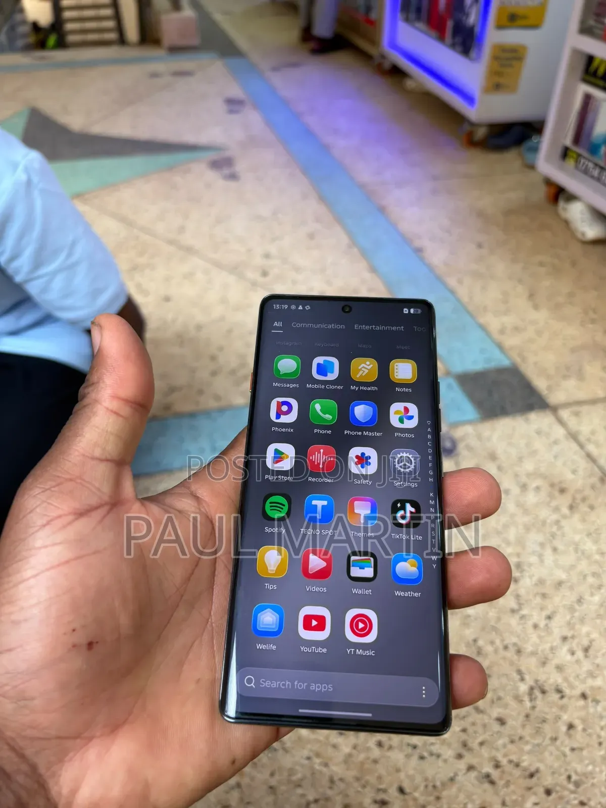 New Tecno Camon 40 Pro 4G 256 GB Black