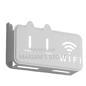 Wall-Mounted Storage Organiser to Hold Wi-Fi Routers, Modems, Remotes
