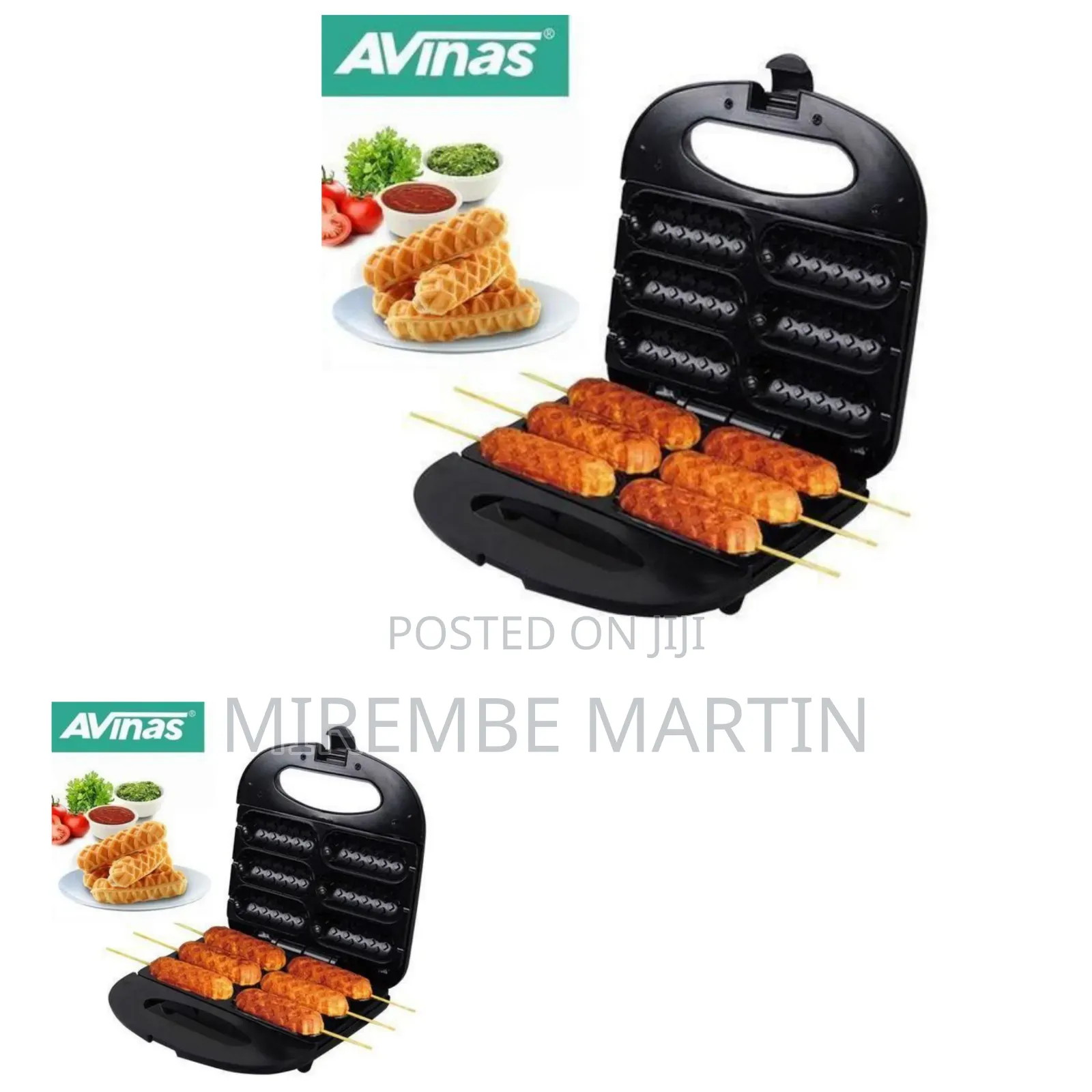 AVINAS 6-in-1 Hot Dog/Sausage Waffle Maker