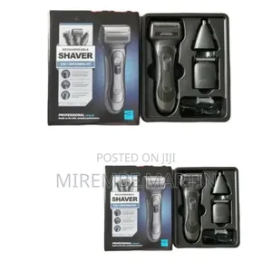 Professional 3-in-1 Rechargeable Grooming Kit and Shaver
