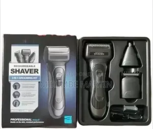 Professional 3-in-1 Rechargeable Grooming Kit and Shaver