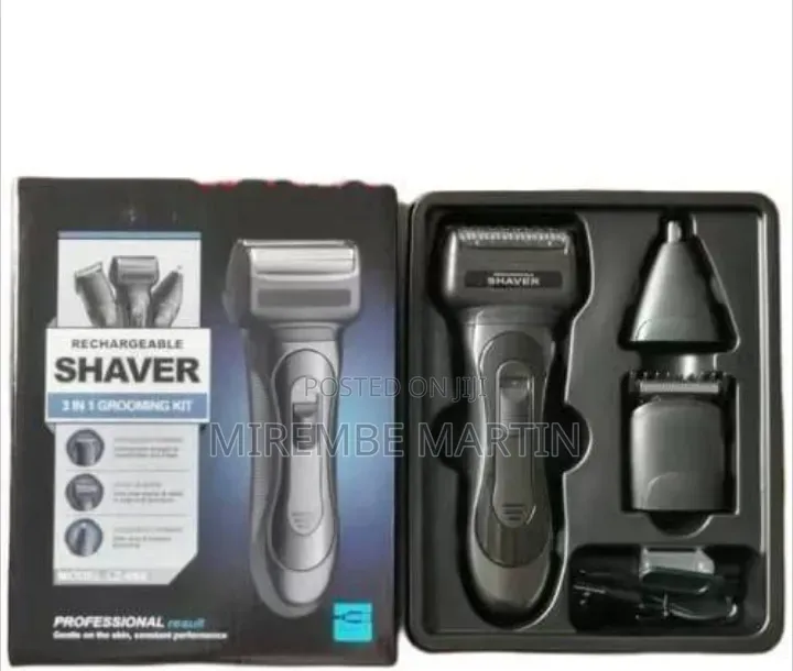 Professional 3-in-1 Rechargeable Grooming Kit and Shaver