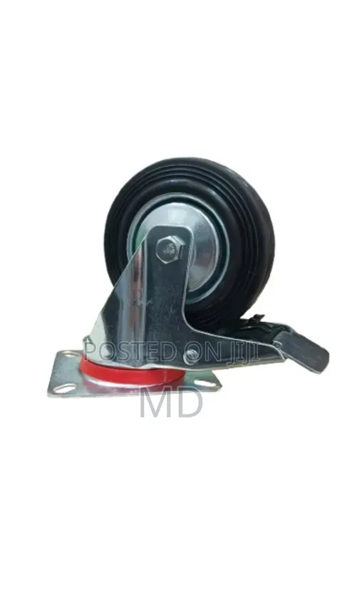Black Rubber 4" Break Type