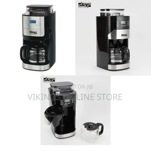 DSP 2 In1 Automatic Electric Espresso Coffee Maker Machine- Black