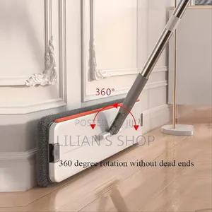 Hands-Free Flat Mop and Bucket Set