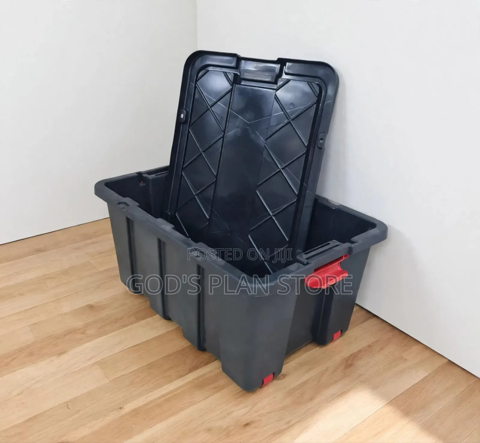 Red Latches/Lock Plastic Storage Boxes Plastic Storage Boxes