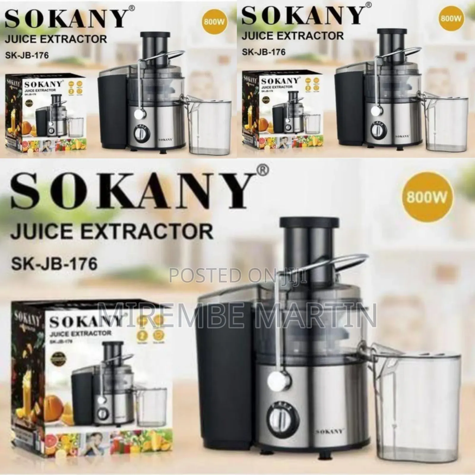 High-Performance Sokany Juice Extractor
