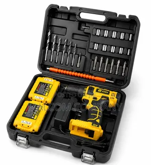 21V Cordless Drill Kit With 2 Batteries, Charger Carry Case