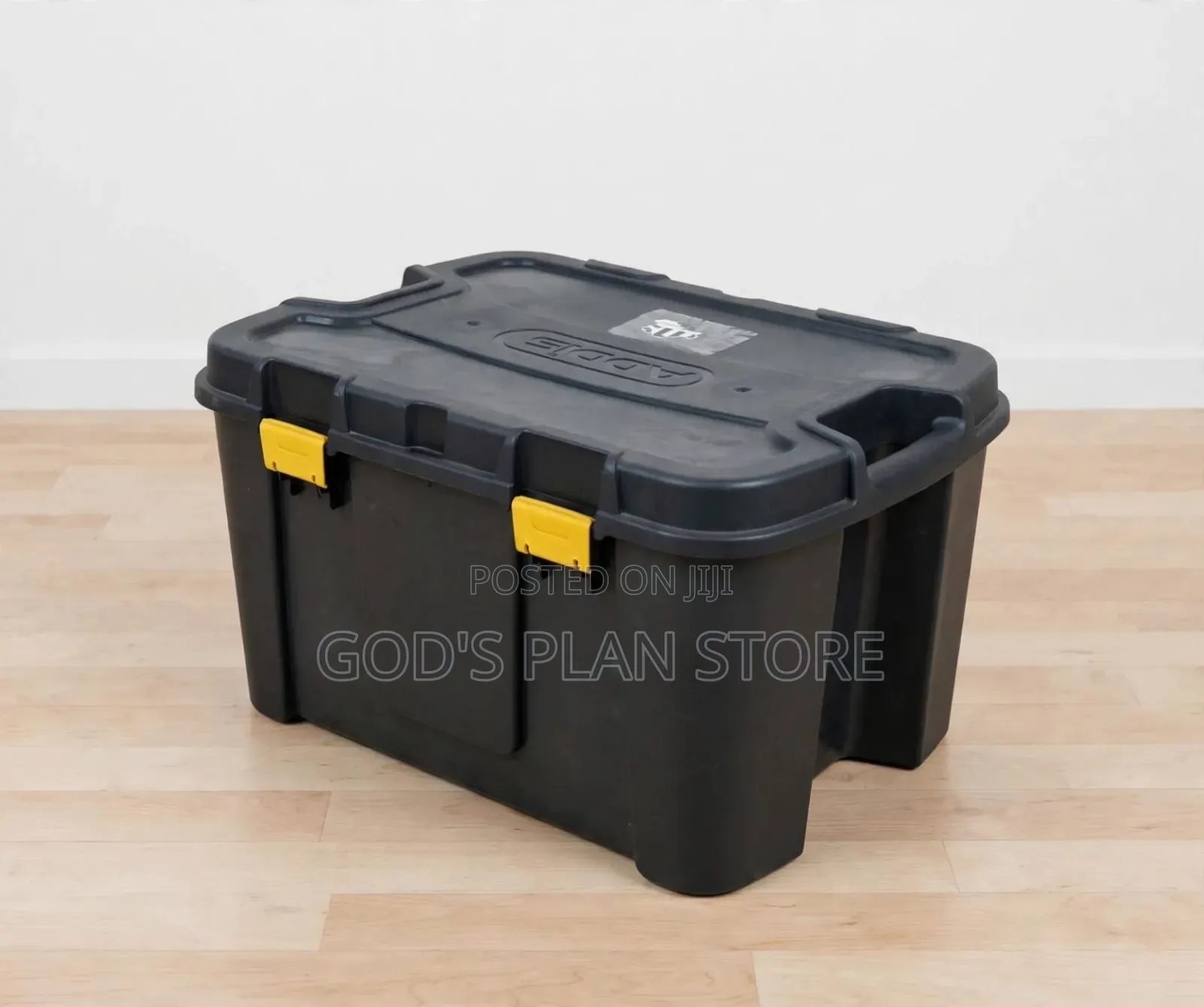 Heavy Duty Plastic Storage Boxes With Yellow Latches