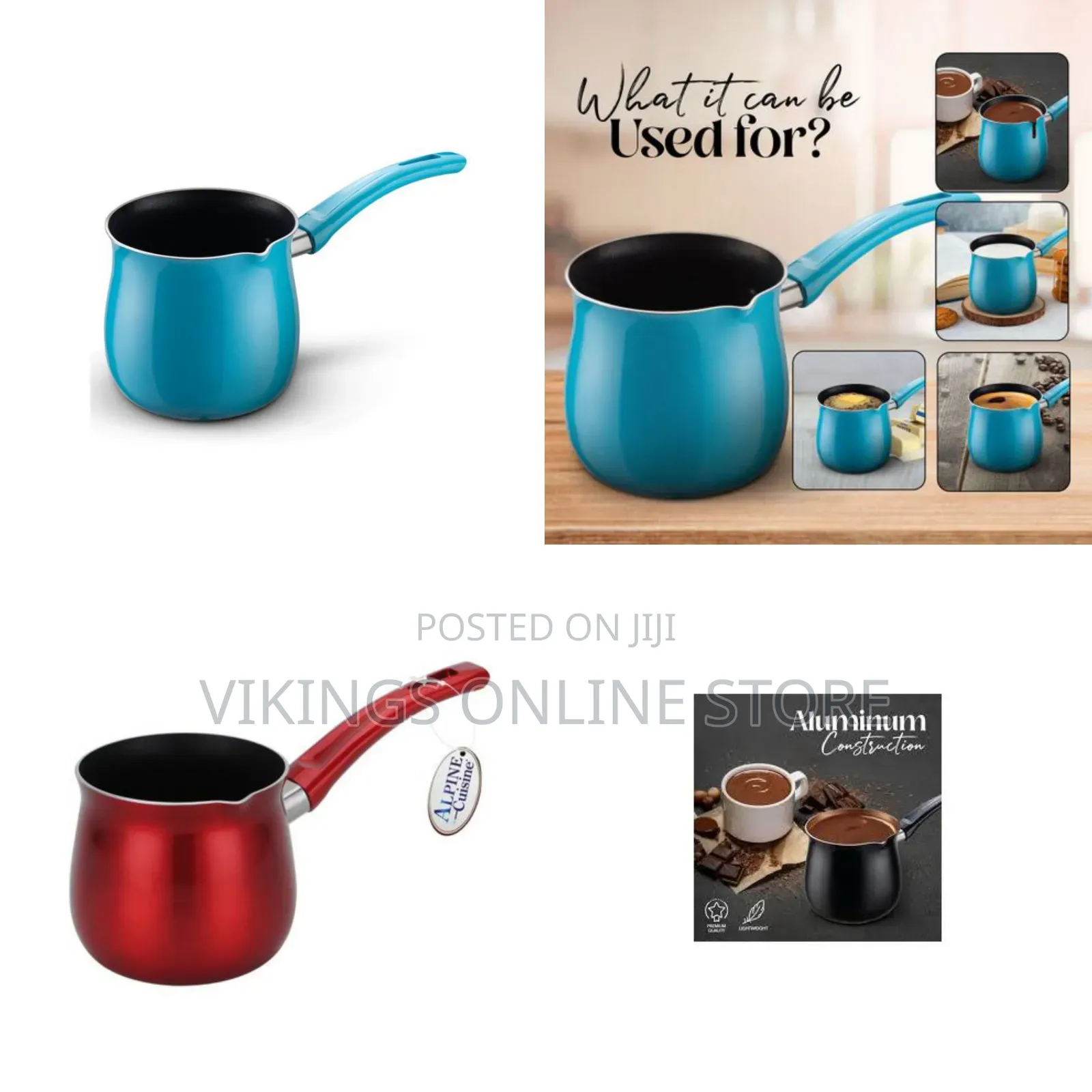 Cuisine Coffee Warmer 26oz Nonstick Coating Heat Resistant Handle