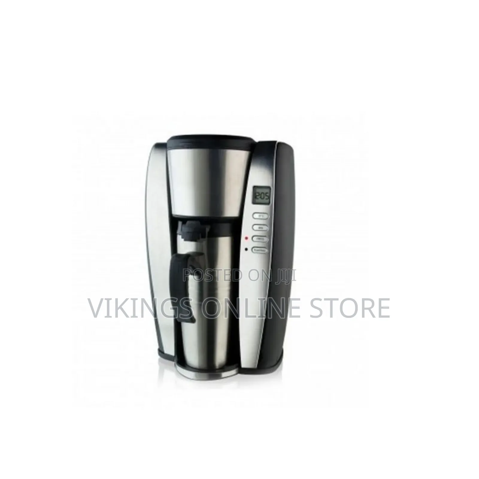 Personal Thermo Coffee Maker Machine With Timer and Insulated Cup