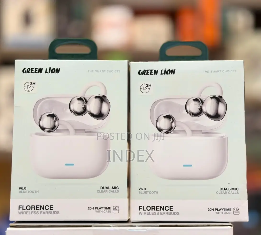 Green Lion Florence Clip on True Wireless Earbuds, ENC, 700mAh