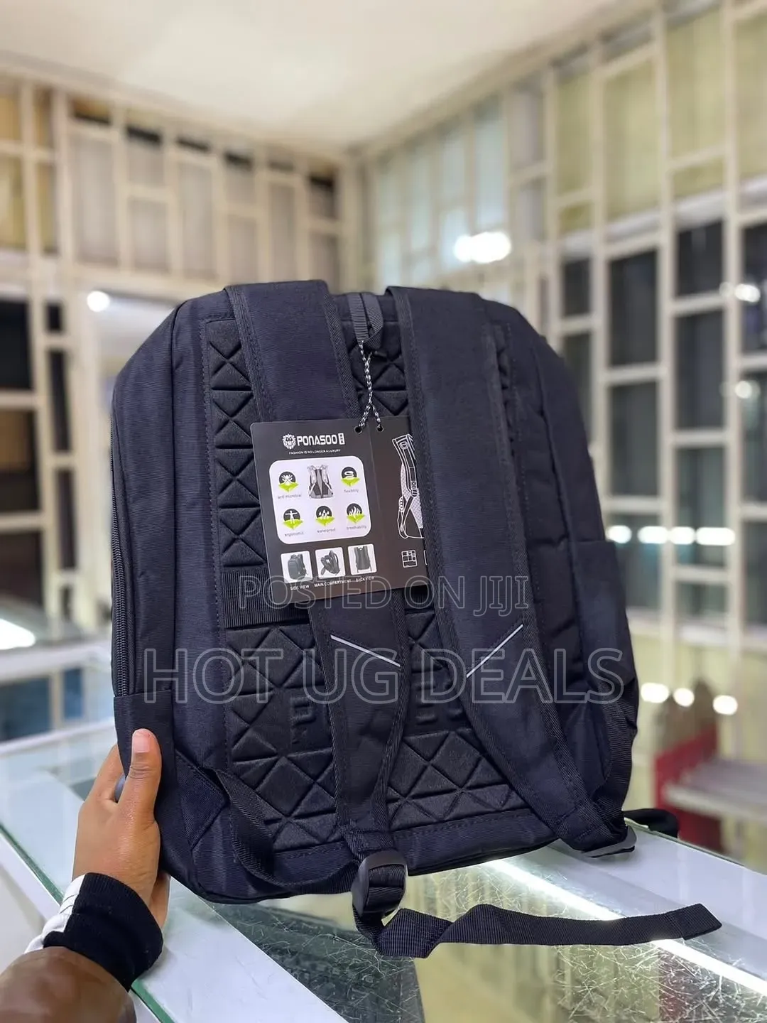 Ponasoo Anti Theft Laptop Bag