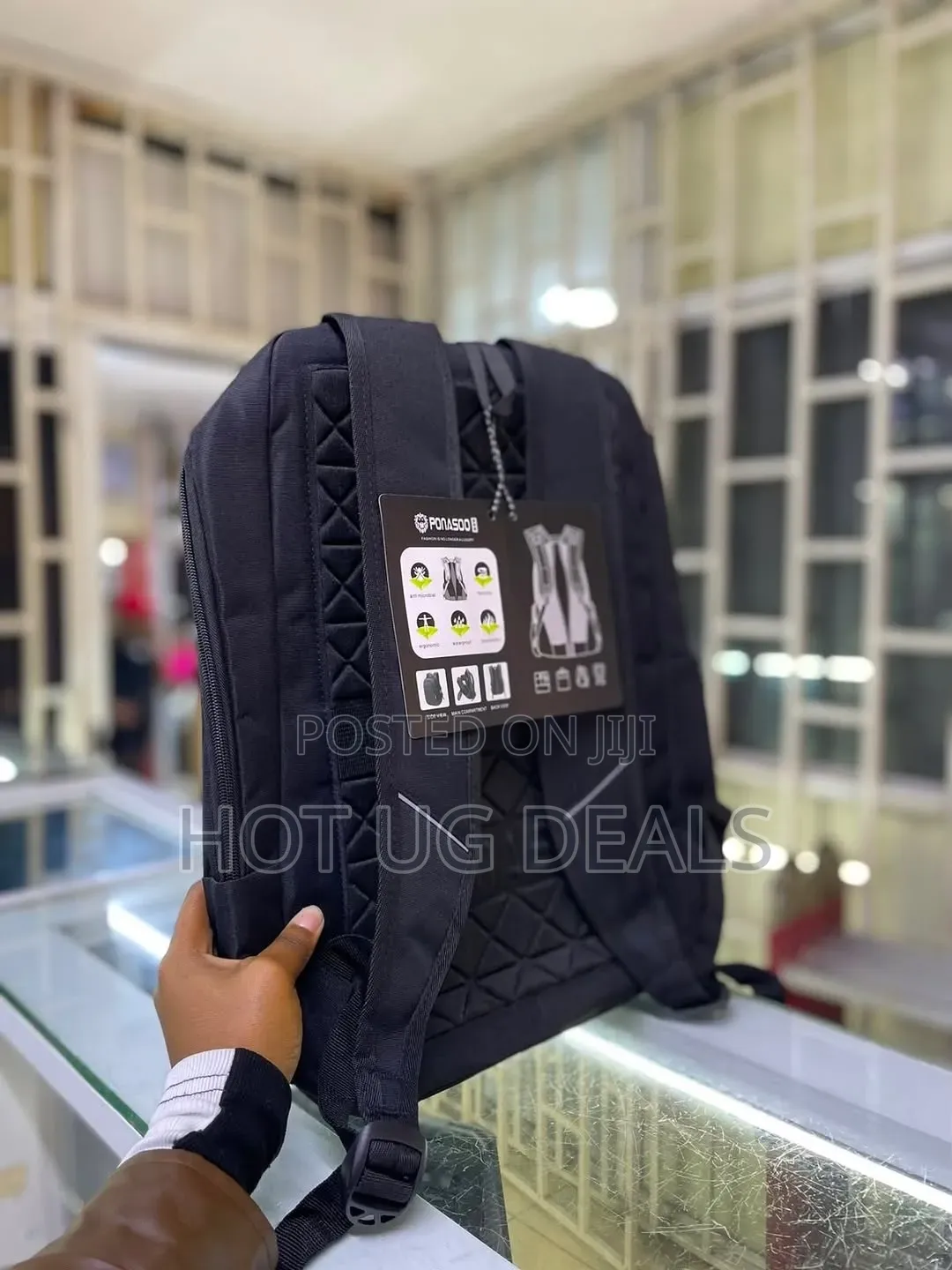 Ponasoo Anti Theft Laptop Bag