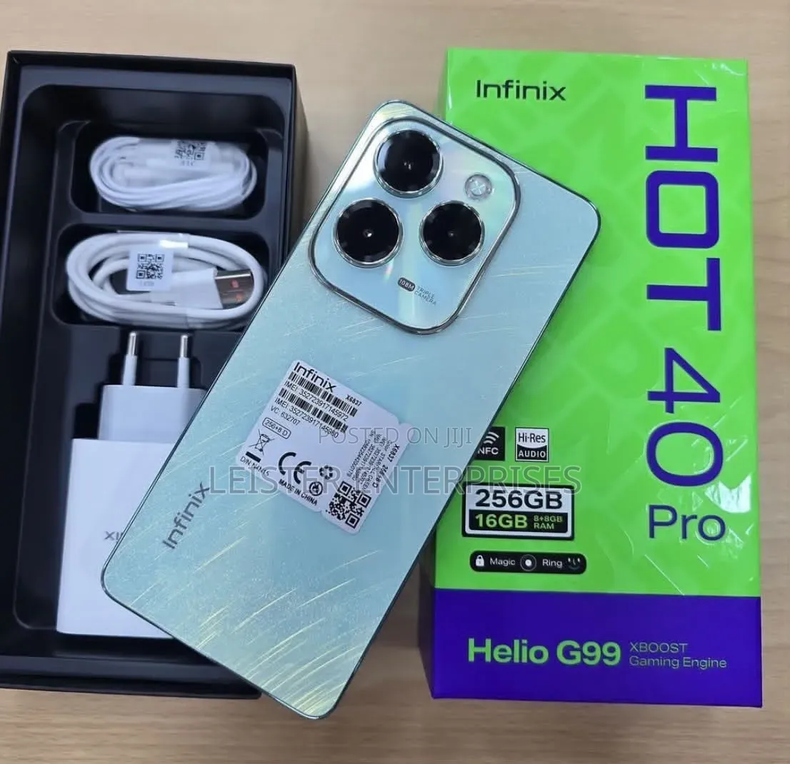New Infinix Hot 40 Pro 256 GB Green