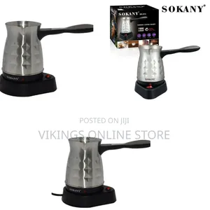Sokany 0.5L Coffee Maker Machine Stainless Steel Electrical Kettle Pot