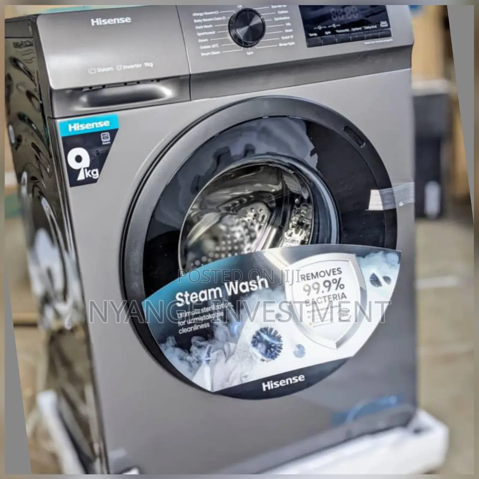 9kg Hisense Washing Machine Front Loader.