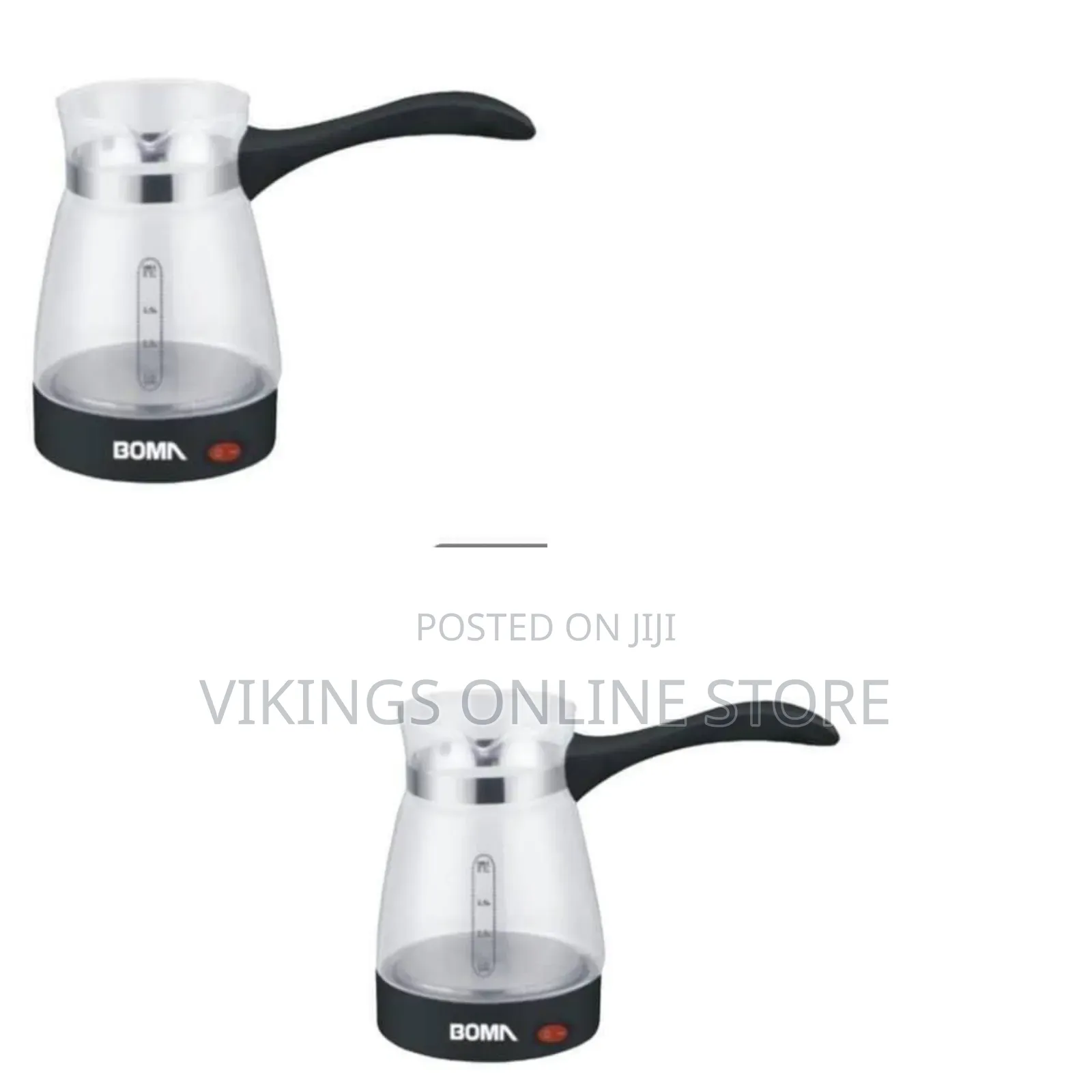 Boma 600ml Coffee Maker Pot, Glass Electrical Coffee Kettle