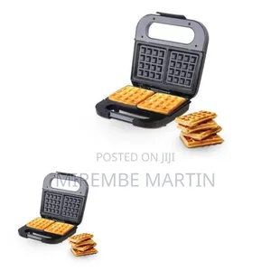 Compact Dual-Slice Electric Waffle Maker