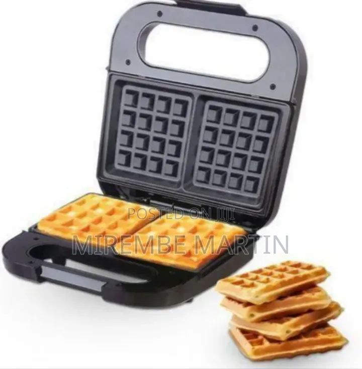 Compact Dual-Slice Electric Waffle Maker