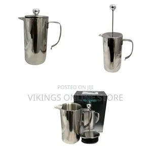 1Litre Stainless Steel French Press Coffee Espresso Tea Maker -Silver