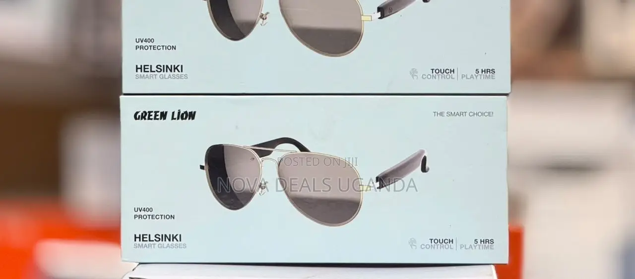 Green Lion Helsinki Smart Glasses With Polarized Anti-Blue Lens