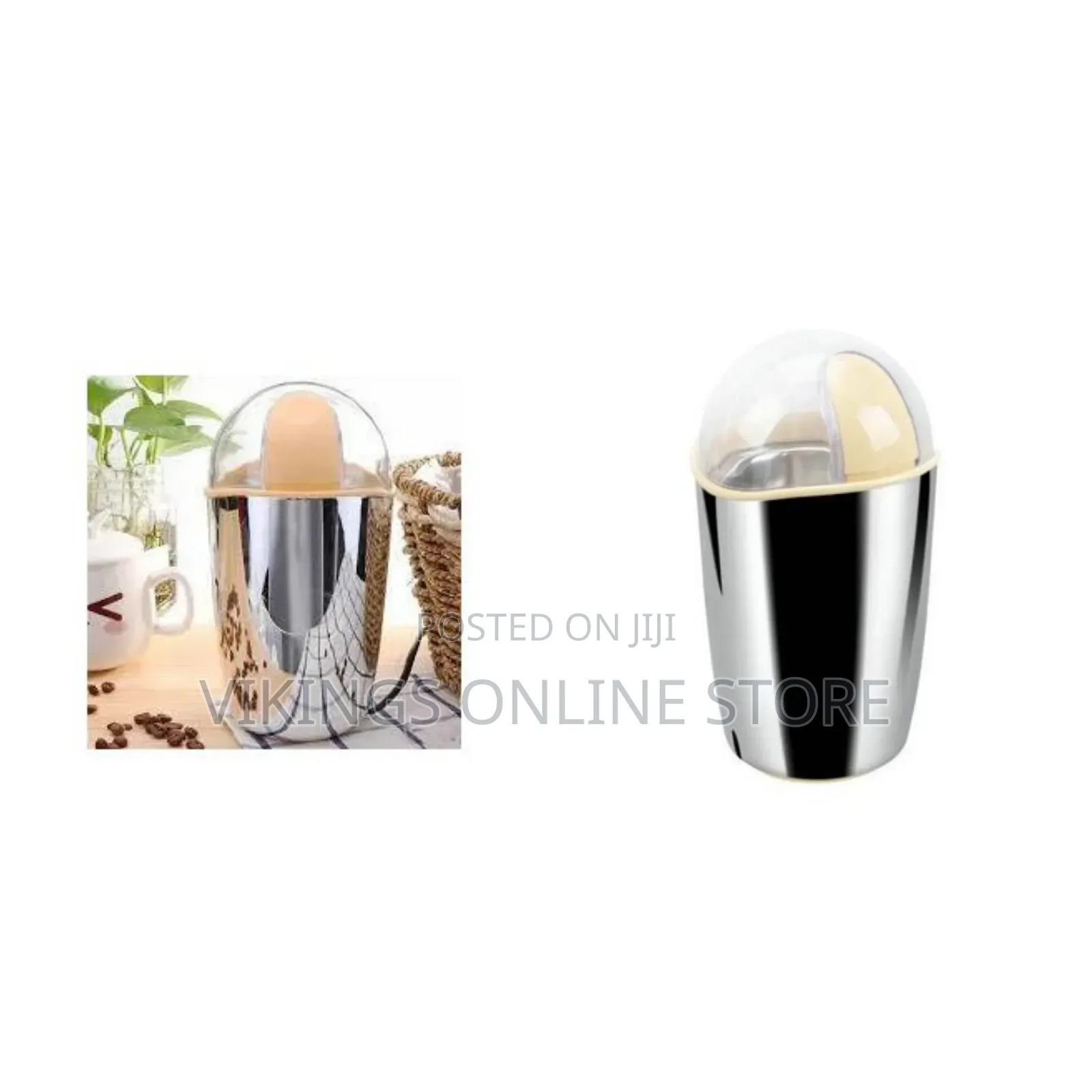 Portable Electric Turbo Stainless Steel Coffee Grinder Maker Beans Mil