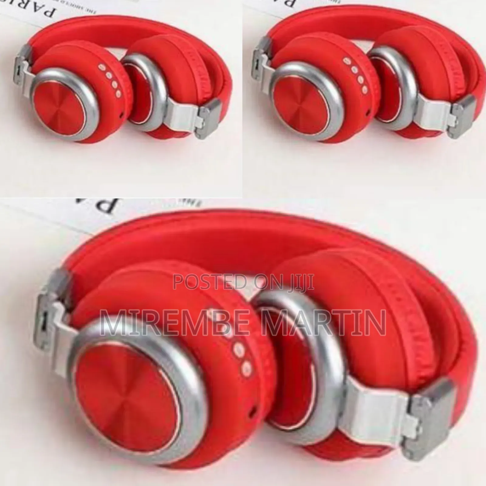 Sleek Over-Ear Wireless Headphones With Integrated Controls