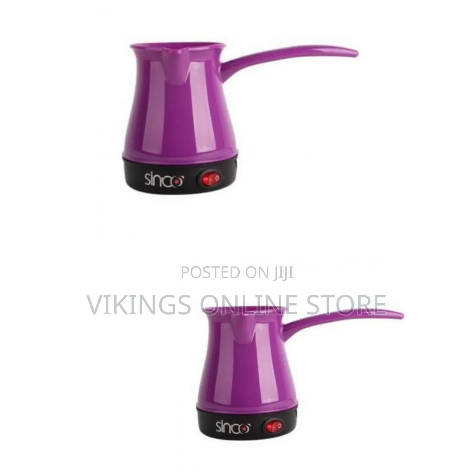 Sinbo Electric Mini Coffee Maker, 3Cups - Purple