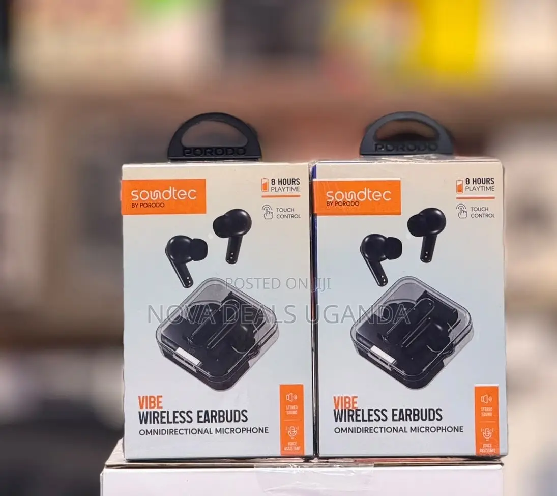 Porodo Soundtec Vibe Wireless Earbuds With Voice Assistant