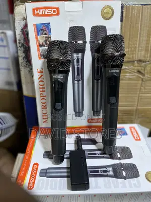 Kimiso Wireless Rechargeable Microphones – Pair Set With Clear Sound
