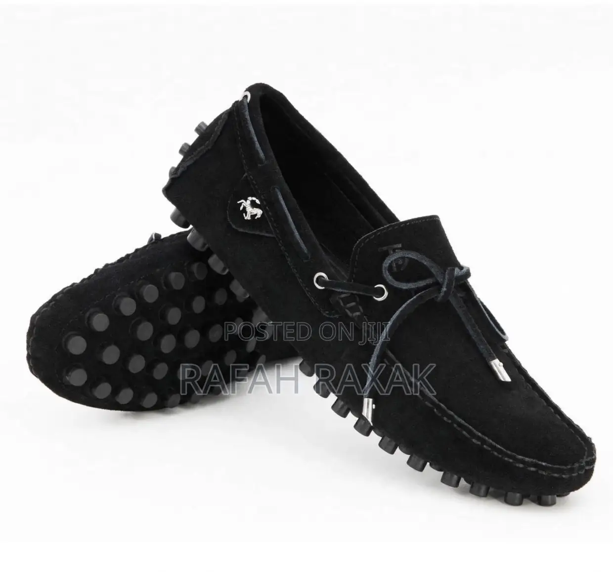 Men’s Classic Tod’s Black Suede Moccasins