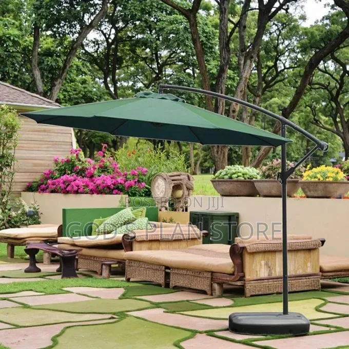 Forest Green Compound Outdoor Umbrella