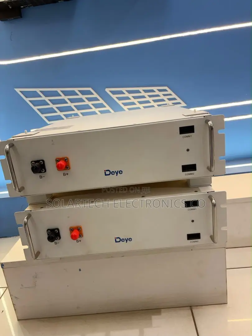 Deye BOS-G 5.12kWh HV Lithium Battery 100Ah 6000 