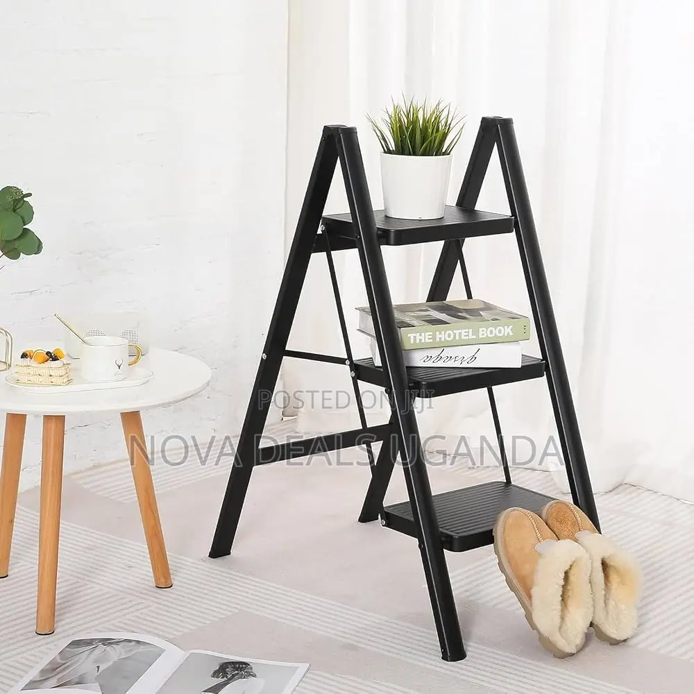Heavy Duty 3 Stepladder, Small Kitchen/Closet Ladder for Adults/Kids