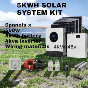 5kWh Lithium Solar System Kit – 4kVA Hybrid Inverter Complete Setup