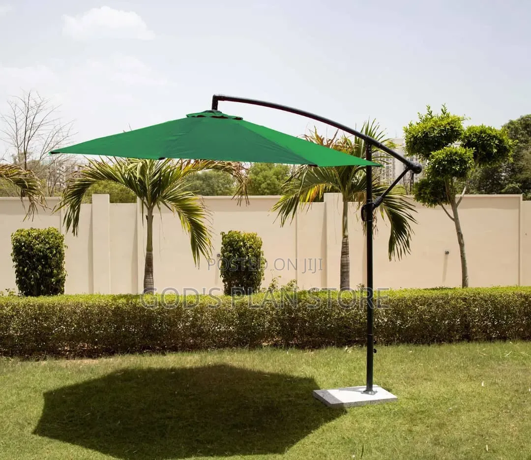 Heavy Patio Umbrella Square Stand Outside Garden Umbrellas