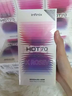 New Infinix Hot 70 128 GB Black