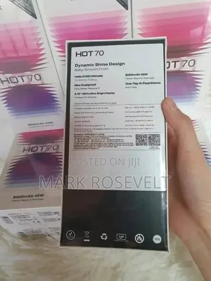 New Infinix Hot 70 128 GB Black