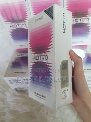 New Infinix Hot 70 128 GB Black