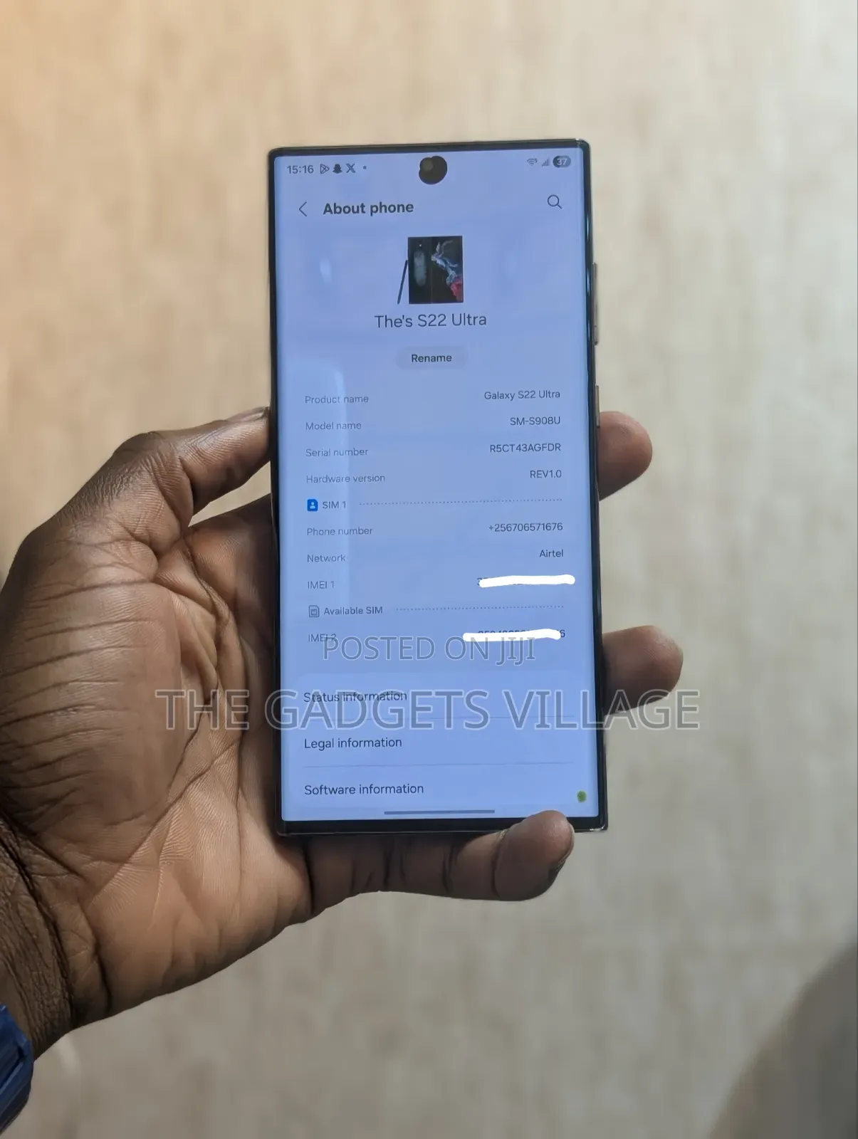 Samsung Galaxy S22 Ultra 5G 128 GB Black