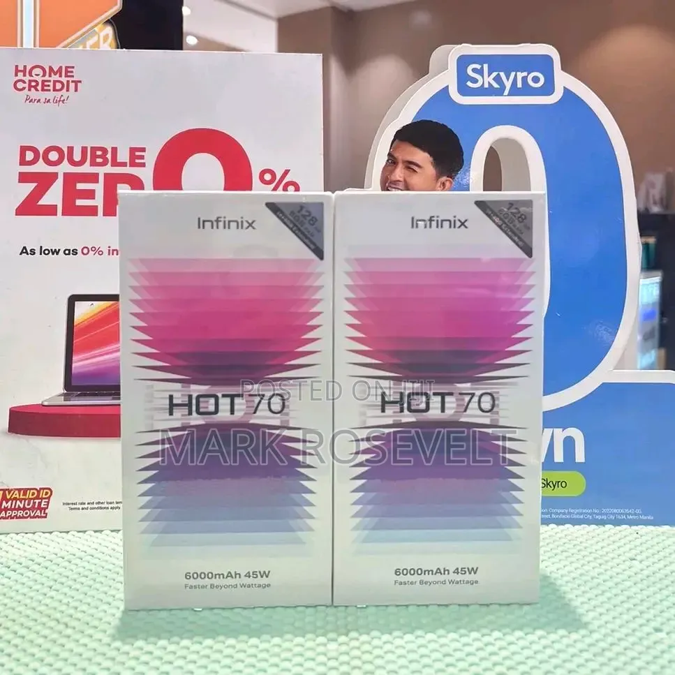 New Infinix Hot 70 128 GB Gold