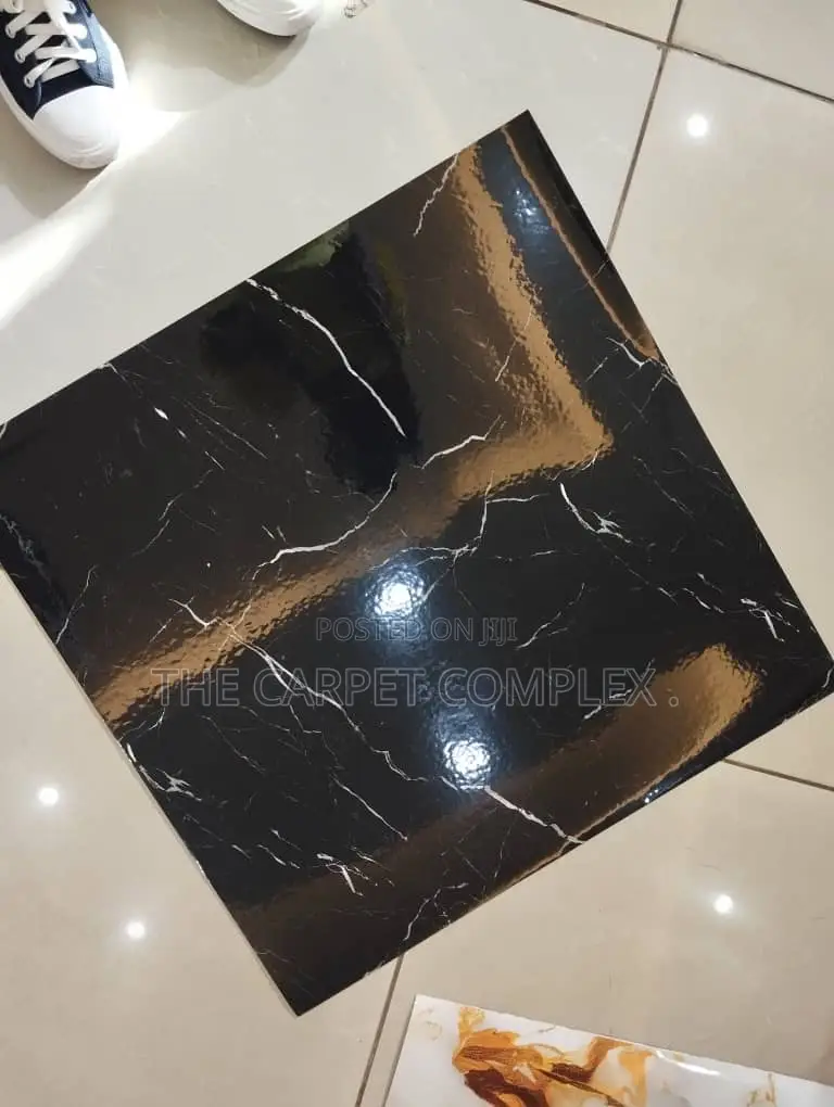 Marble Floor PVC Carpets High Durability Per Squaremeter