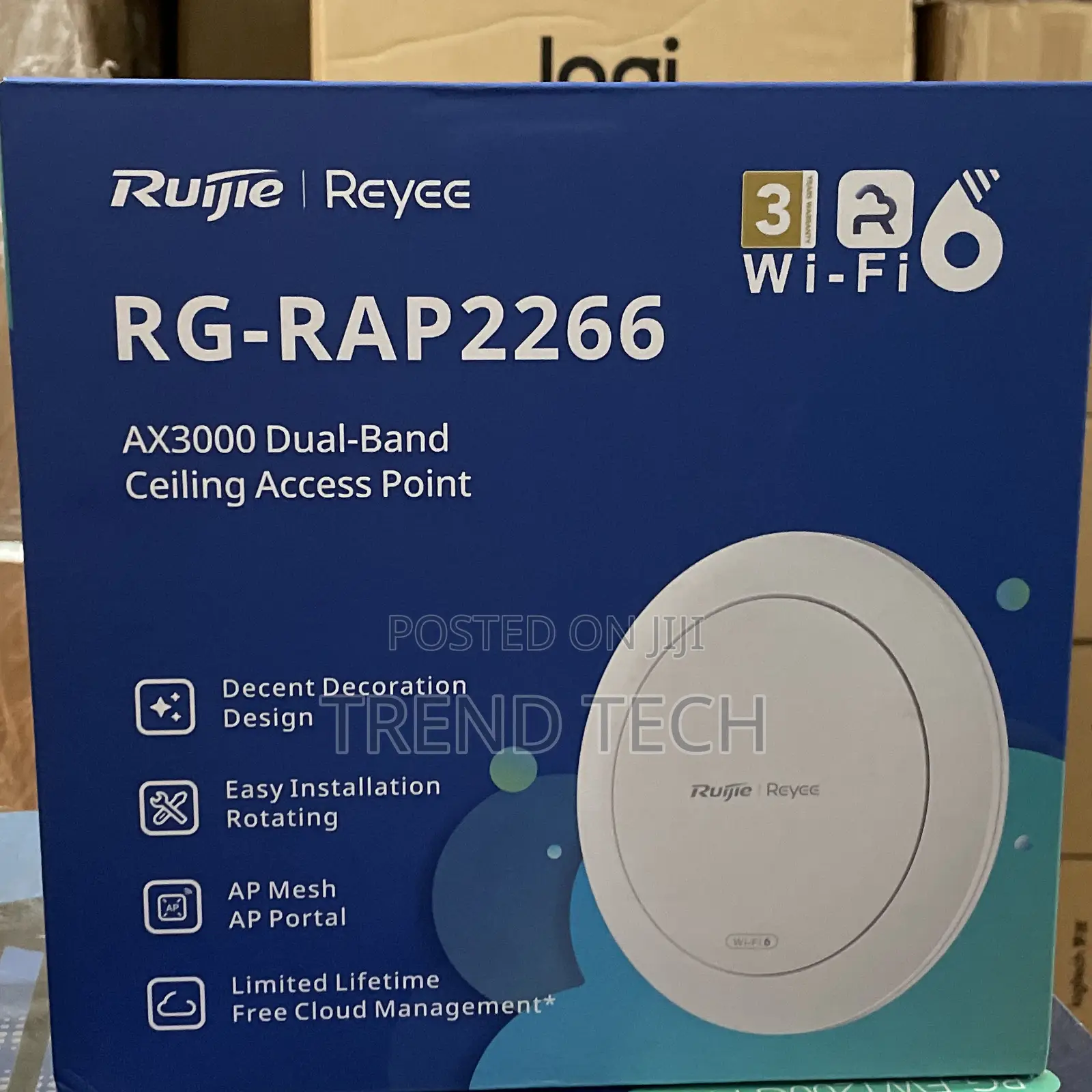 Ruijie Ax3000 Dual Band Ceiling Access Point