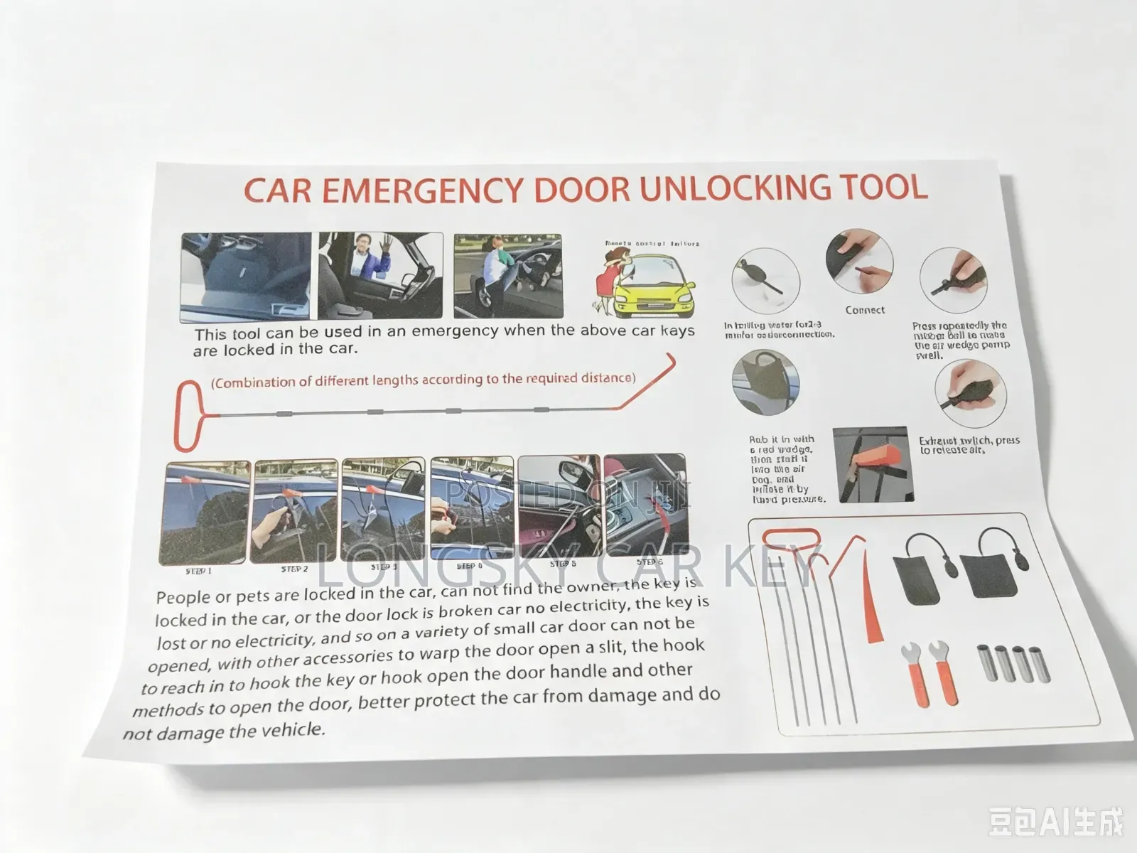 Car Emergency Unlock Tool