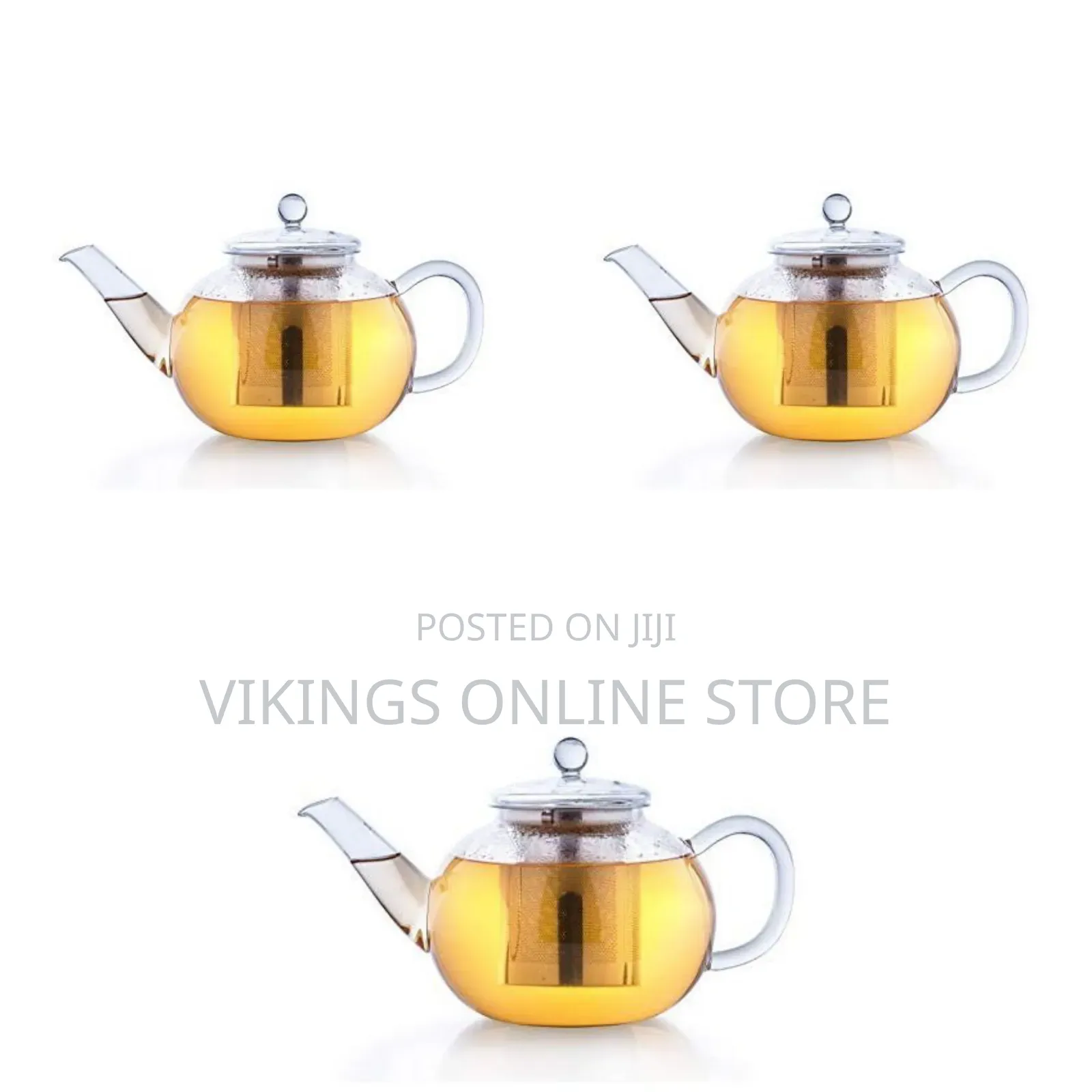 Glass Teapot Kettle With Infuser