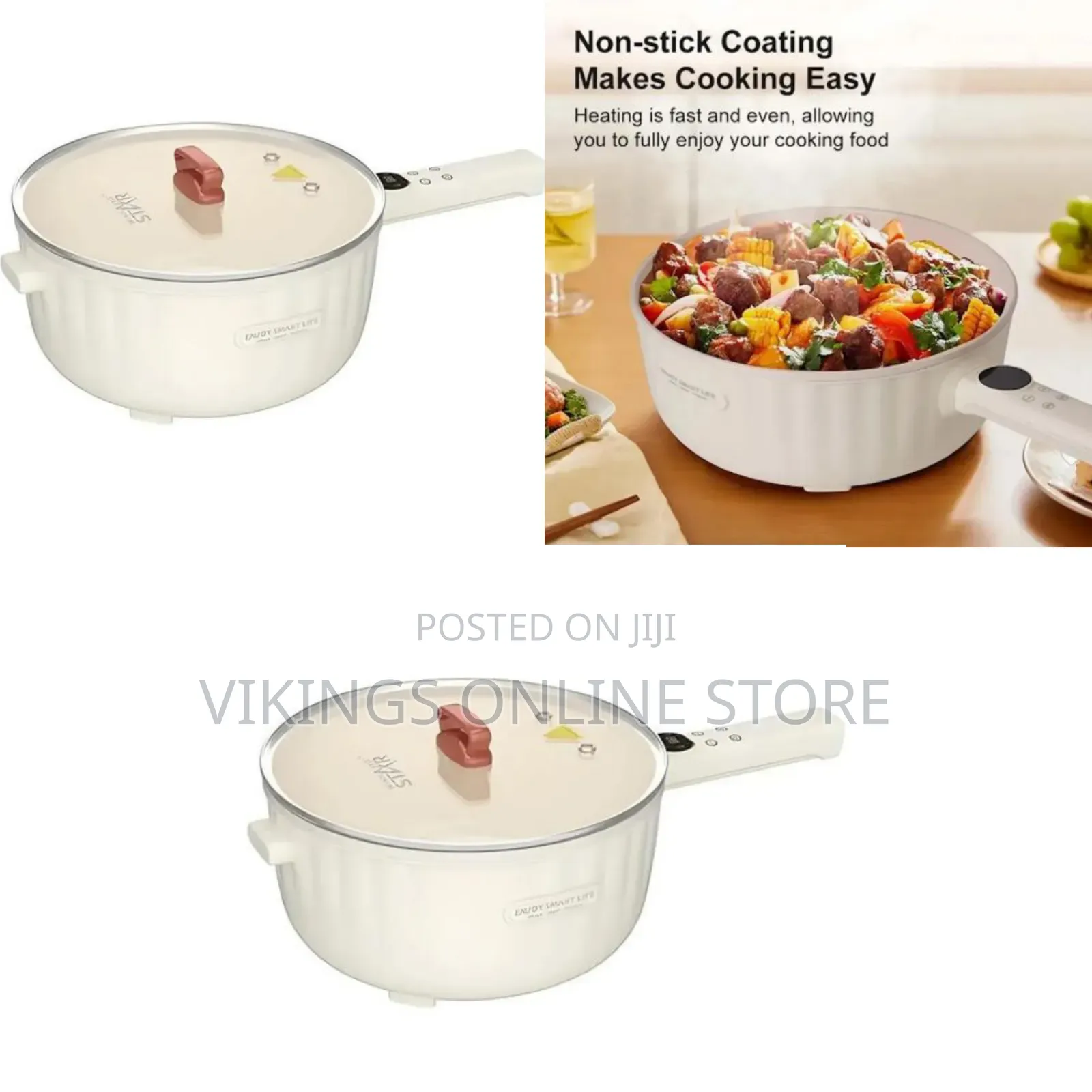 Winningstar Multi-Functional Electric Frying Pan – 4 Liter Capacity