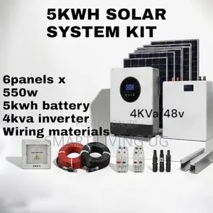 Complete 5kWh Lithium Solar Kit | 4kVA Hybrid Inverter + Solar Panels