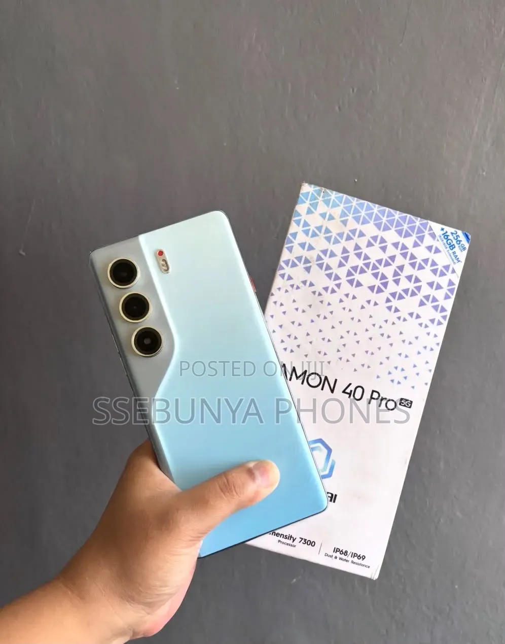 New Tecno Camon 40 Pro 5G 256 GB Blue